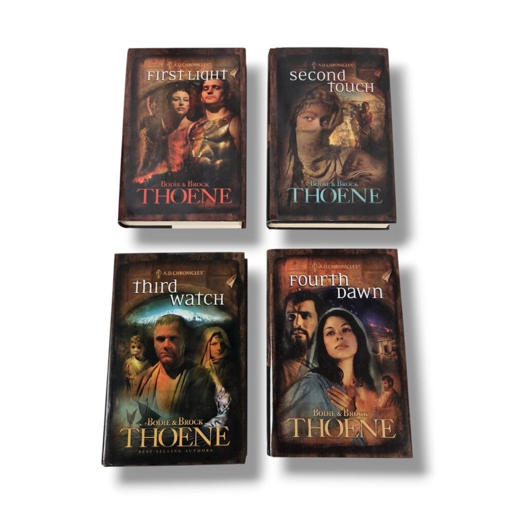 A D Chronicles Series Books 1-4 Hardcover Book Set Thoene 1st 2nd 3rd 4th Lot